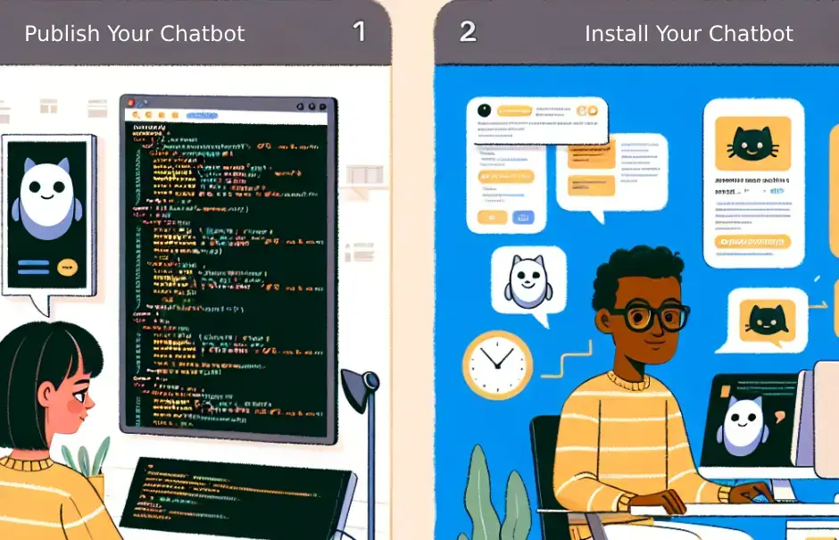 publicar e instalar su chatbot
